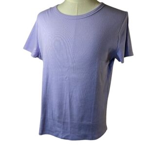 GAP Ribbed Tee Lavendar X-Large